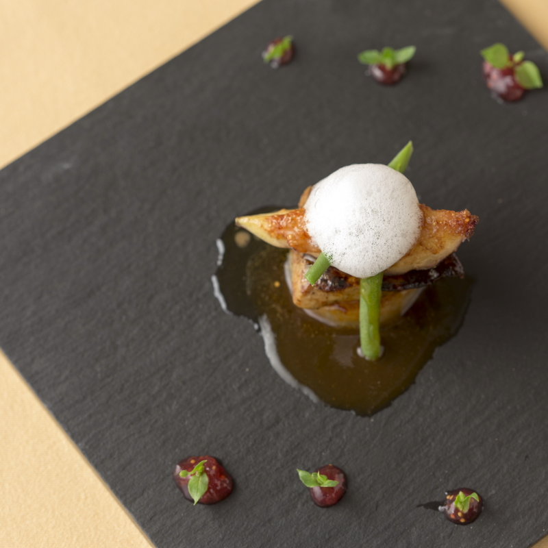 フォアグラのグリル(祇園 キャレドミュー （Carre de M）)