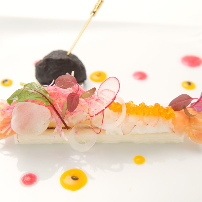 海老のポワレ(A.O.C. Le Monopole ル モノポール)