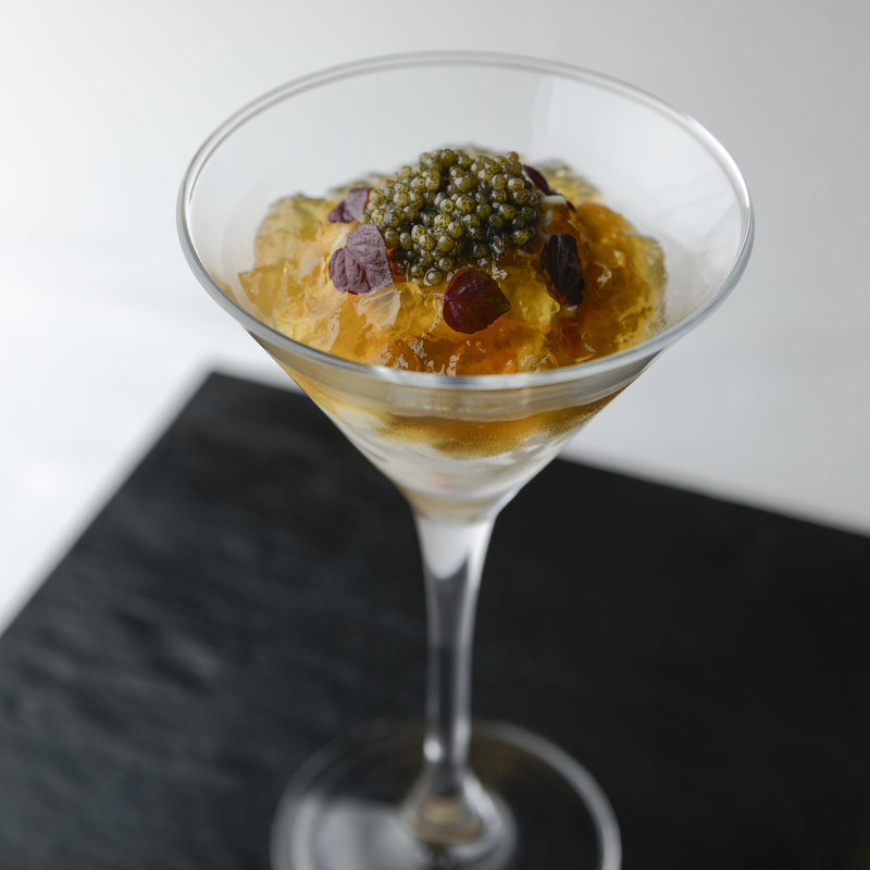 キャビア　ジュレ(フレンチレストラン ルカンケ（REQUINQUER)白金台)