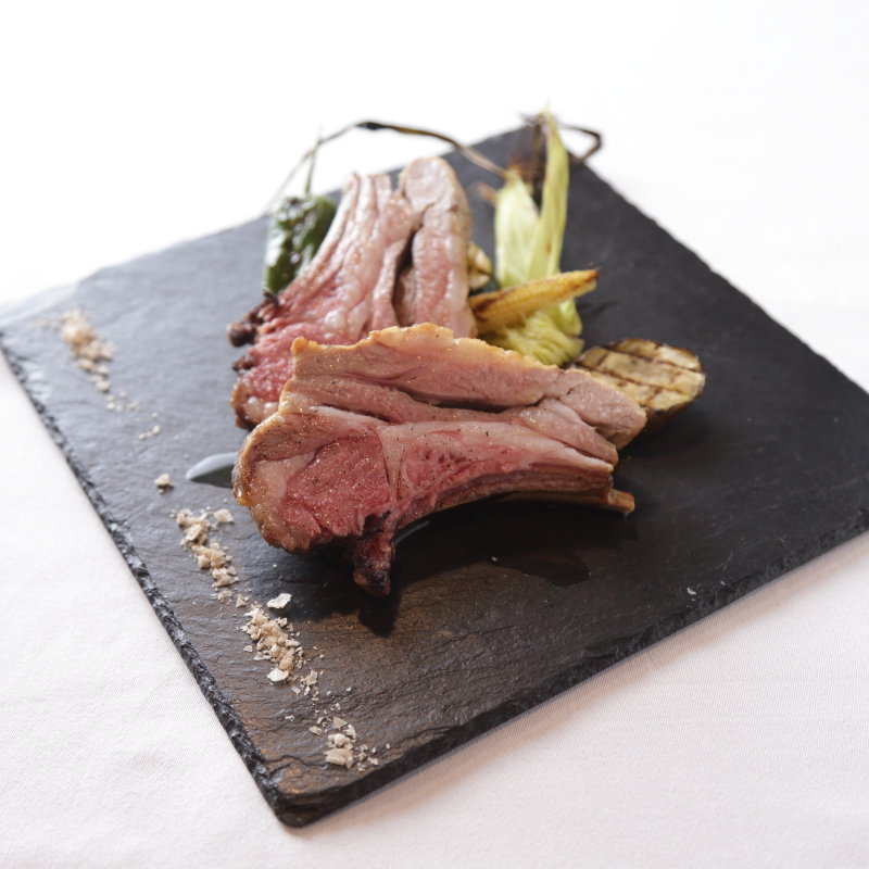 ラム肉のグリル(リッコ エ ベッロ （ricco e bello）)