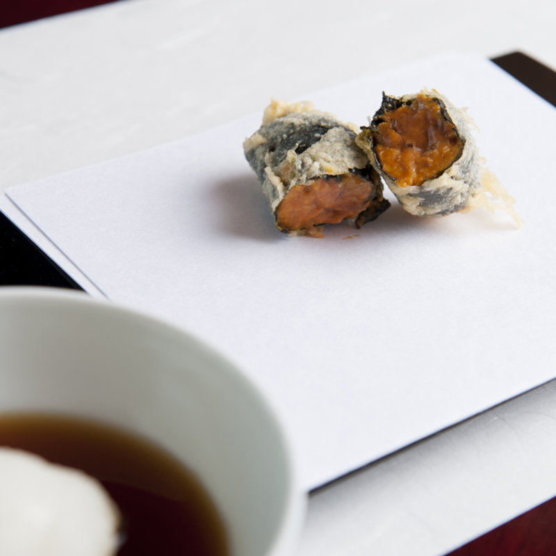 雲丹の海苔巻き(天政 （てんまさ）)