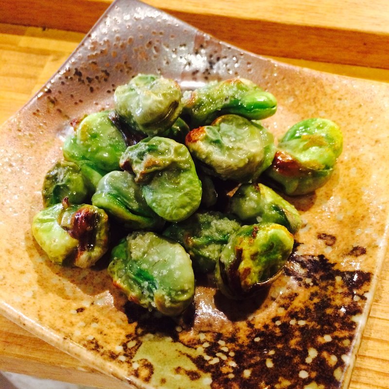 そら豆のオーブン焼き(和食バル ジャポン)