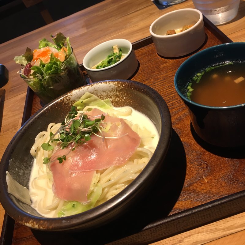 春キャベツと生ハムのパスタ(カフェダブル 豊田)