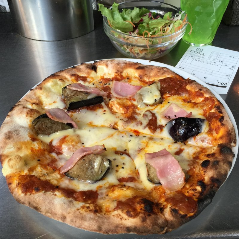 ピザランチ (なすとベーコンのミートソース)(CONA 渋谷桜ヶ丘店)
