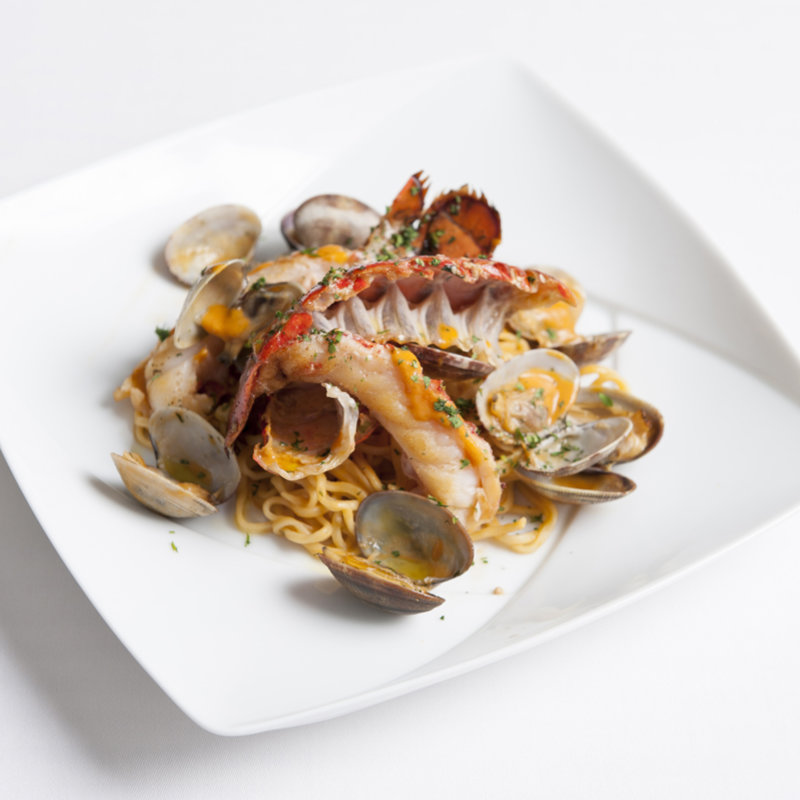 オマール海老とあさりのパスタ(エノテカノリーオ)