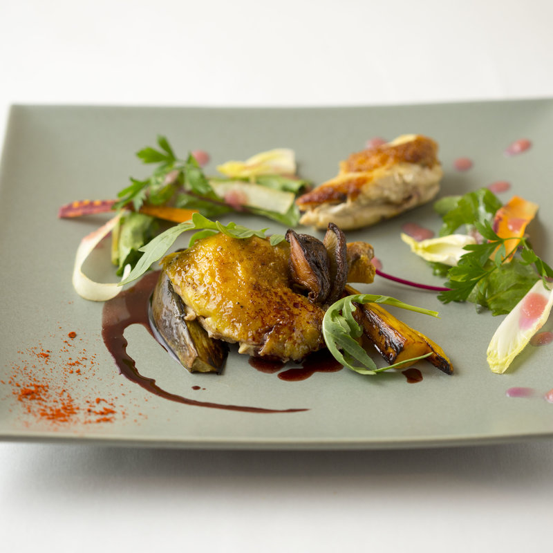 フォアグラの茄子のグリル(Restaurant RiRe)