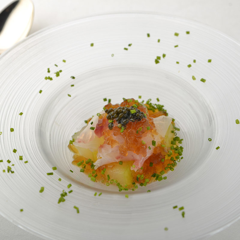 カンパチのジュレ(ル コフレ)