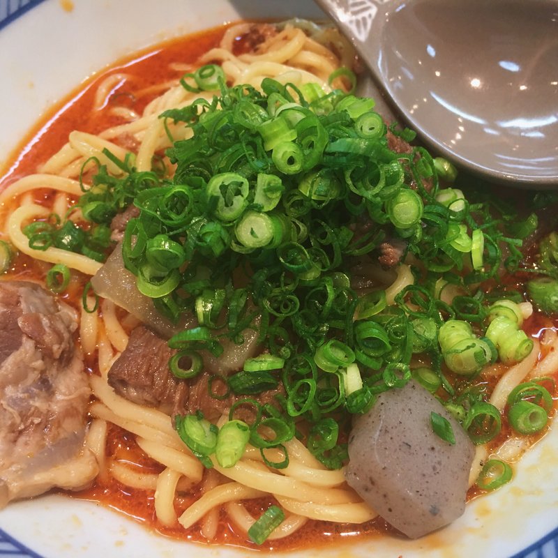 牛スジ担担麺(焦がし焼きそば　嬉一 （きいち）)