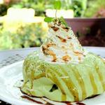 オーガニック抹茶マスカルポーネパンケーキ(Urth Caffé 表参道 （アースカフェ）)