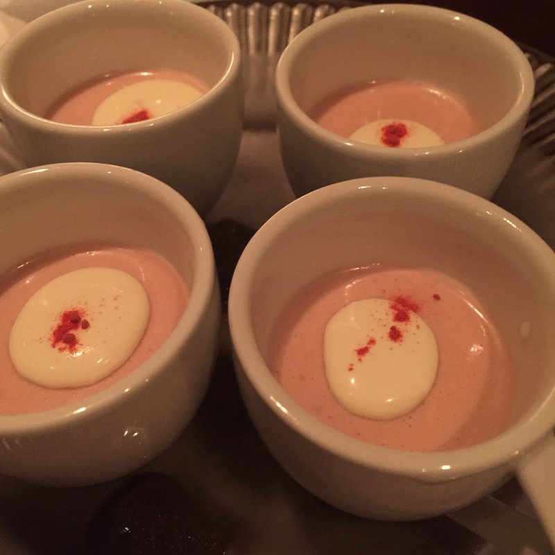 パンナコッタ　いちごソース(angelo)
