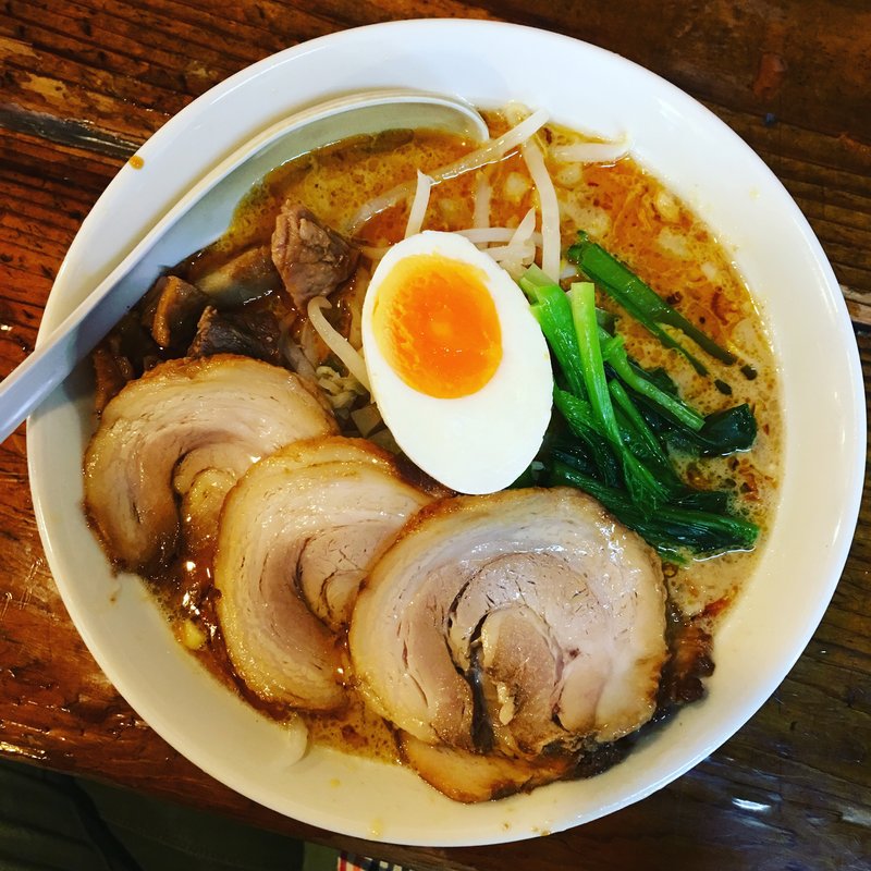 担々麺＋辛め＋焼豚