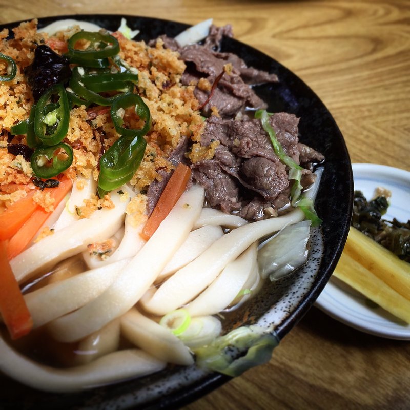 かけうどん(吉田うどん  きよちゃん)