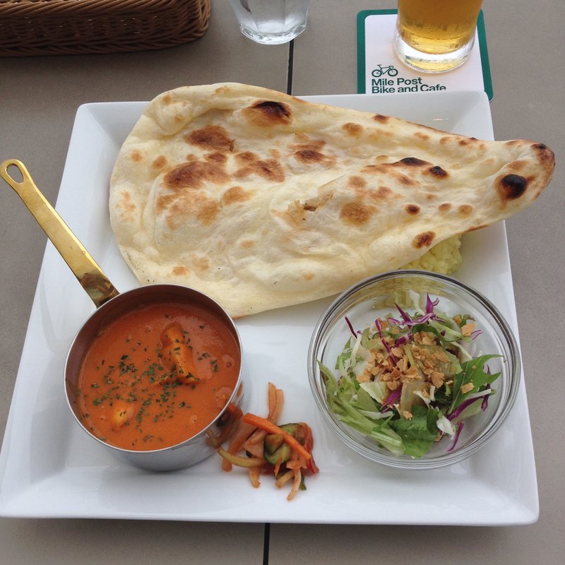バターチキンカレー(Mile Post Bike and Cafe)