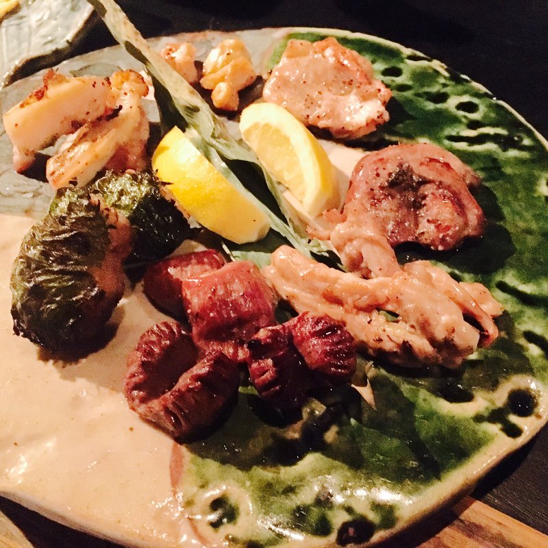 7種盛り合わせ(焼鶏あきら 中目黒本店)