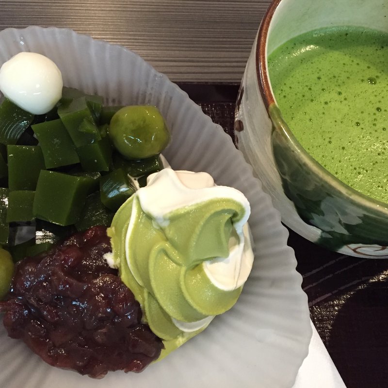 抹茶ゼリー(宇治園 心斎橋本店)