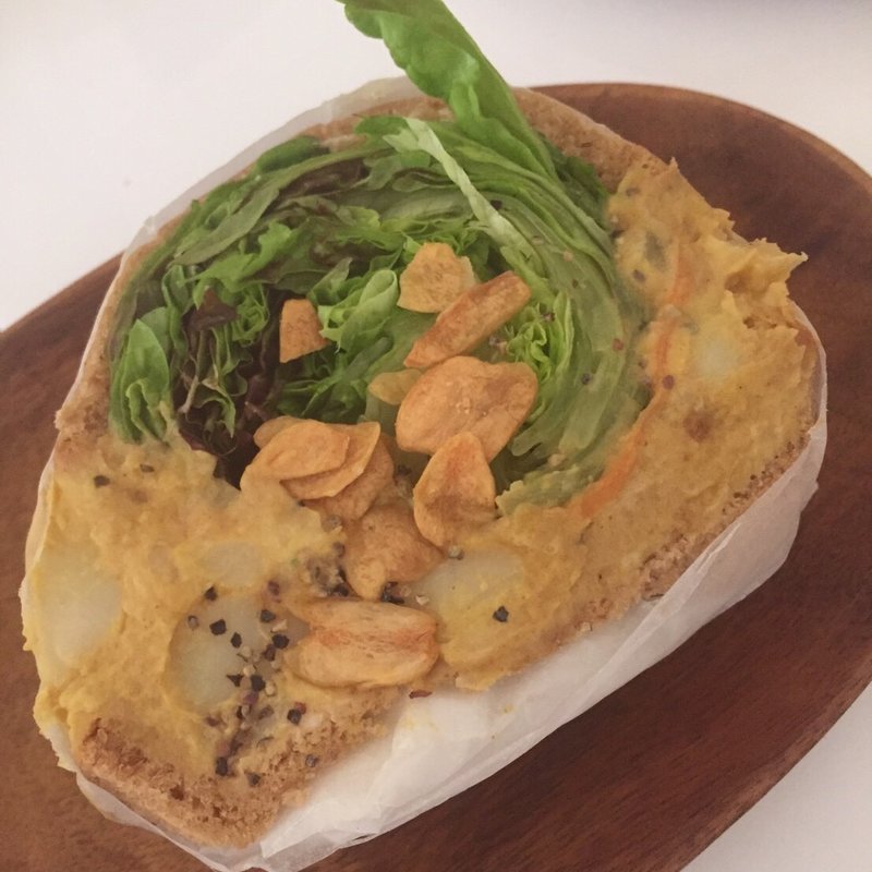 カレーポテトサンド(POTASTA 代々木上原本店)