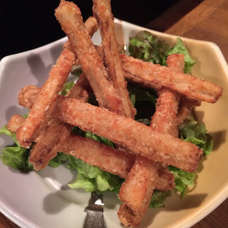 ごぼうから揚げ(居酒屋たぬき 新橋2号店)