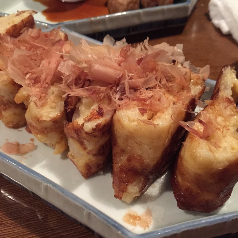 玉子のとろろ焼き(居酒屋たぬき 新橋2号店)