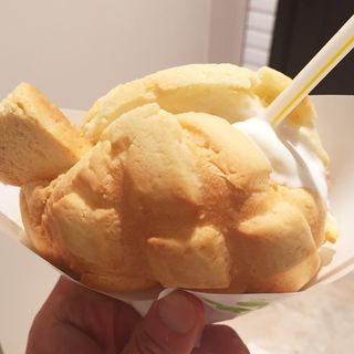 メロンパンアイス(バニラ)(世界で２番めにおいしい焼きたてメロンパンアイス 博多マルイ店)