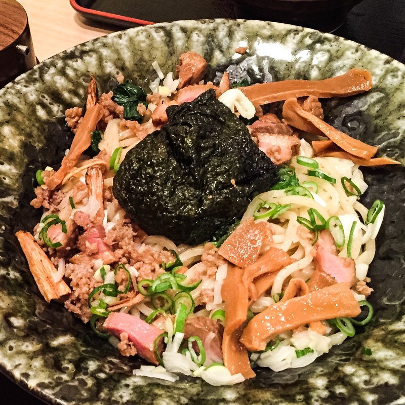 一番搾り鴨油そば(銀座鴨そば 九代目けいすけ)