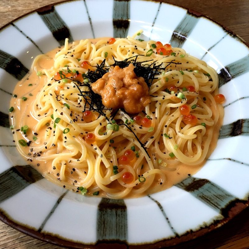 生うにといくらのクリームパスタ(鎌倉パスタ 伊川谷店 )