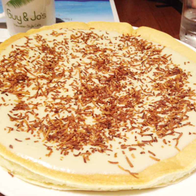 10インチパンケーキ ハウピア(Guy & Jo's Hawaiian Style Café)