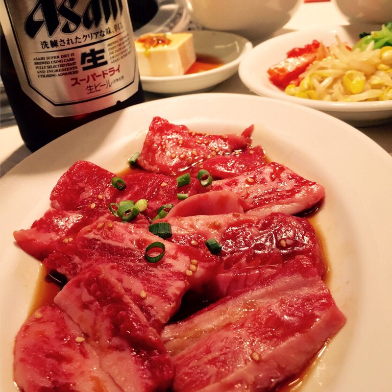 カルビ定食(焼肉寿亭渋谷店)