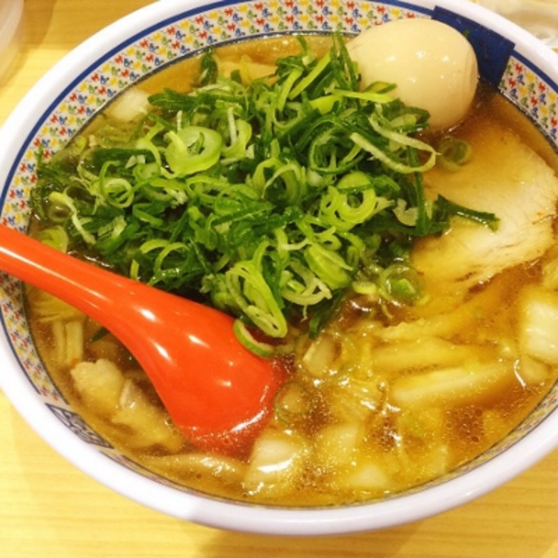 煮玉子ねぎラーメン(どうとんぼり神座 阪急三番街店)