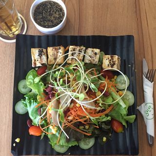 organic tofu salad(the salad concept)