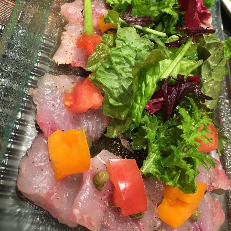 鮮魚カルパッチョ( ブラッセリーミエル)