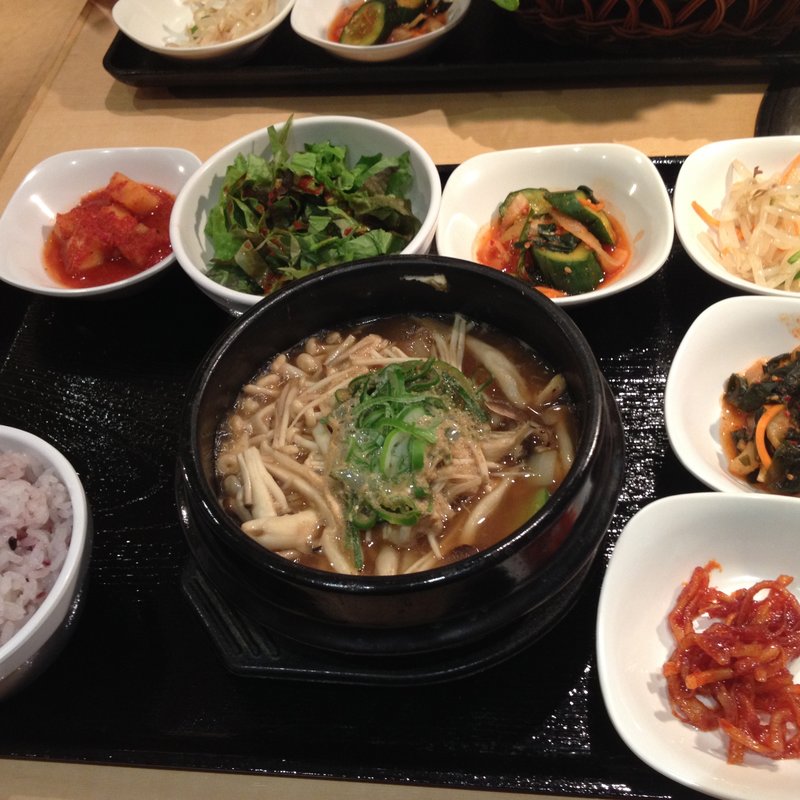 ランチセット（味噌チゲ）(やさい村大地 赤坂田町通り店 )