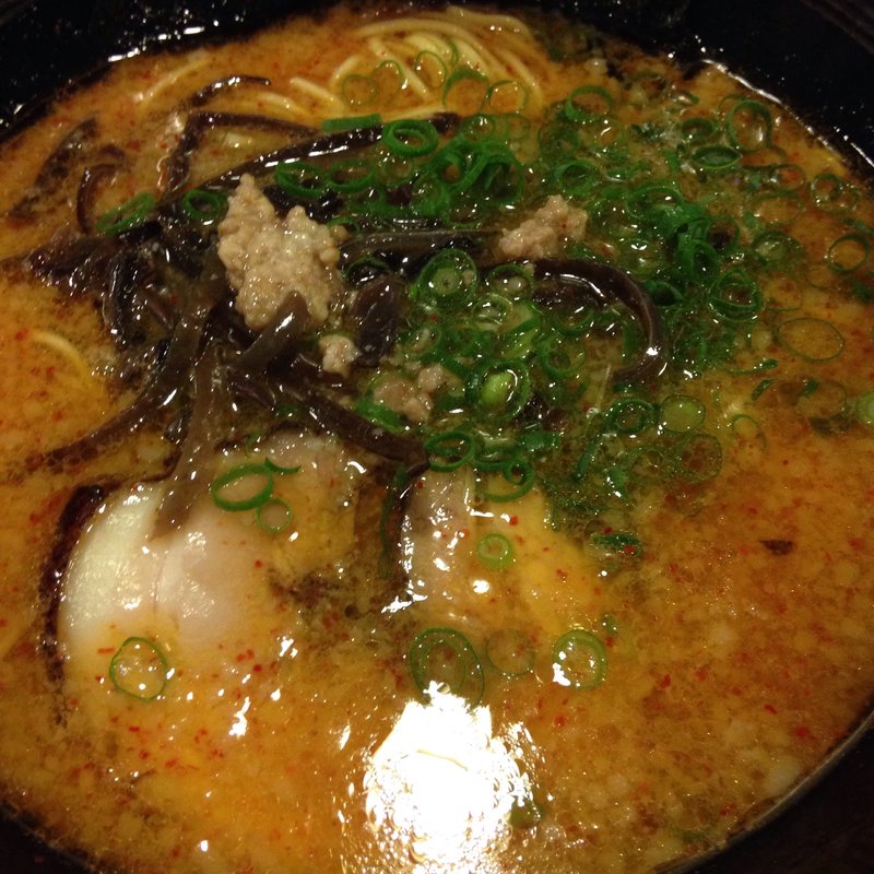 赤ラーメン(阿竜亭)