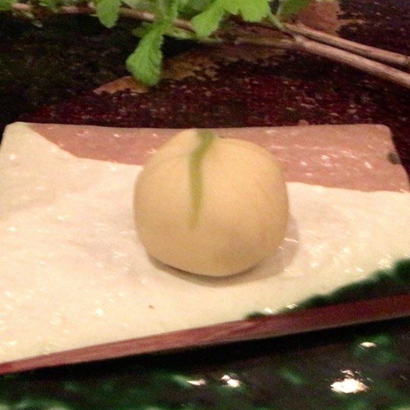 季節の生菓子(茶の葉 松屋銀座店)