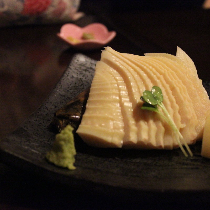 竹の子の刺身(おでんダイニングふくろう)