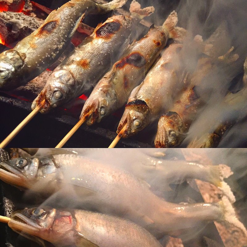 庄川稚鮎串焼き(十兵衛)