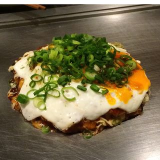 88焼（豚じゃがいも油カスエビ玉子チーズネギ）(88 （ぱちぱち）)