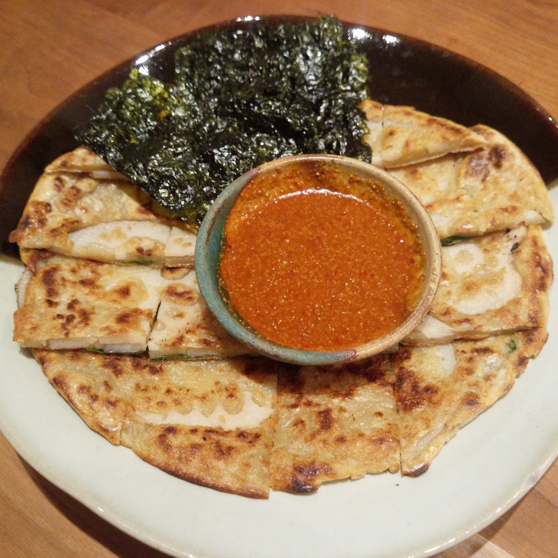 蓮根のシャキシャキチヂミ(一入 （ヒトシオ）)