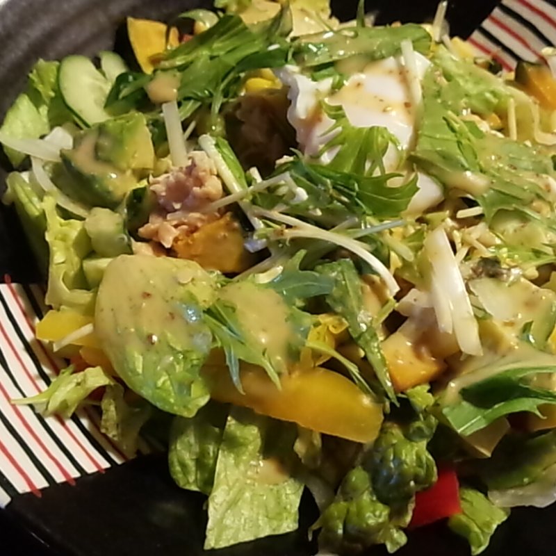 野菜サラダうどん(いっちょう足利砂原後店)