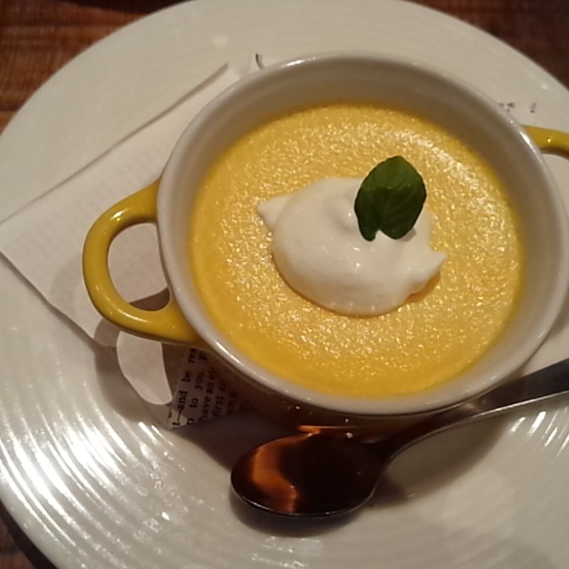 かぼちゃプリン(ワインカフェ ブルズ )