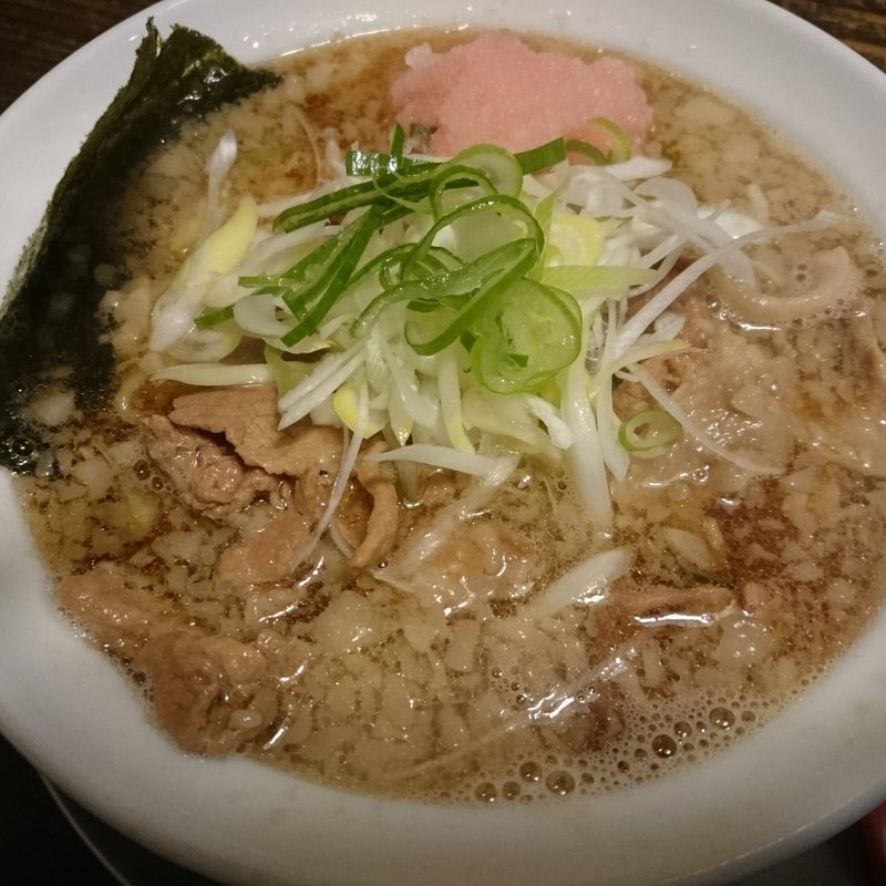 肉そば （ 中太手もみ麺 ）(らーめん つけ麺 なおき)
