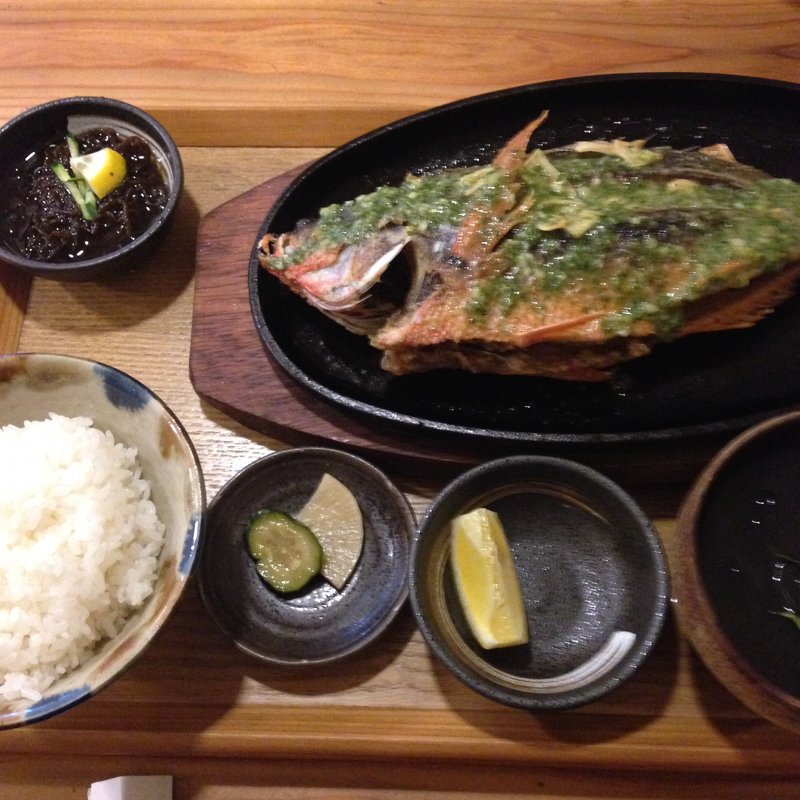 ユメウメイロのバター焼き(糸満漁民食堂 )