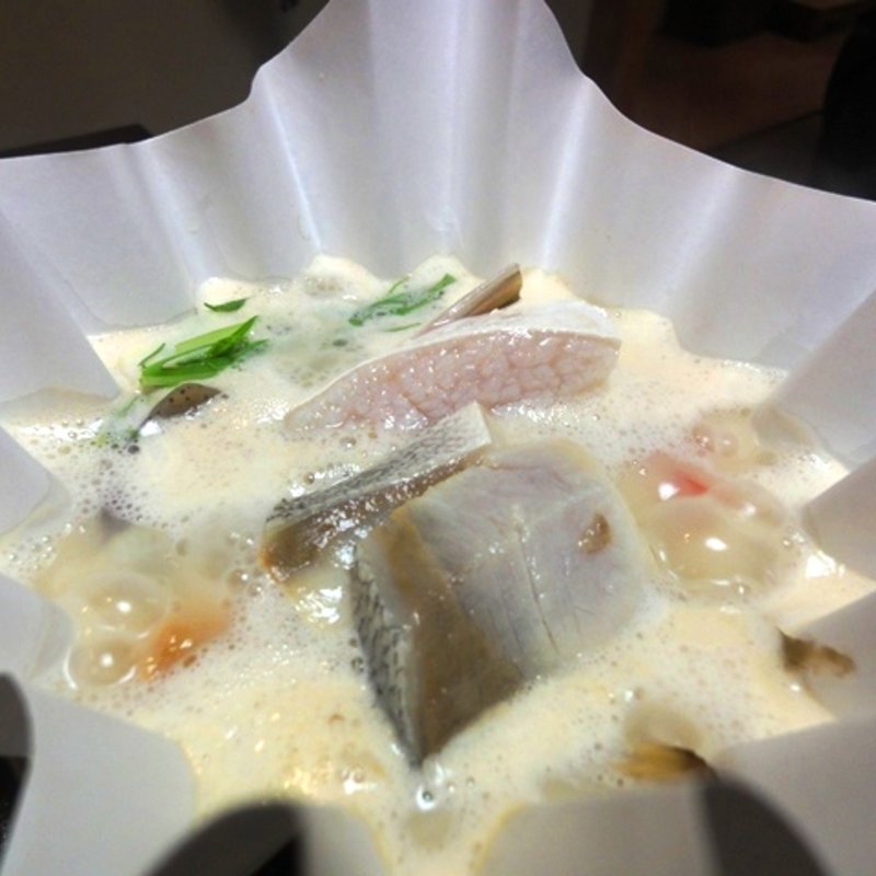 鰤粕鍋(1500円のランチ)(るらーれ)