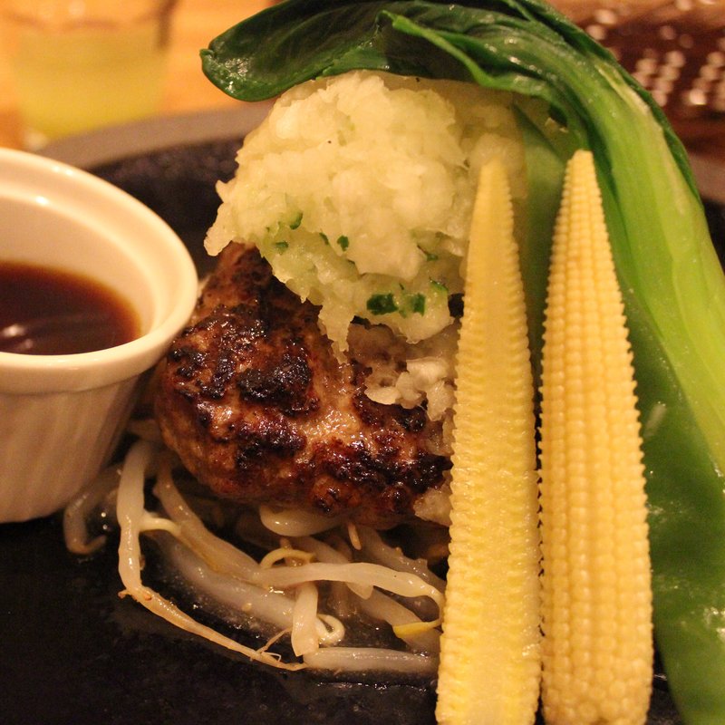 鬼おろしハンバーグ(俺のハンバーグ 渡なべ)