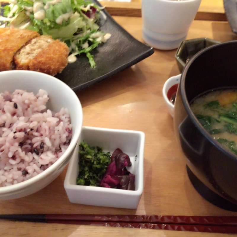 鶏と豆腐のふわふわメンチカツ(やさい家めい ルミネ横浜店)