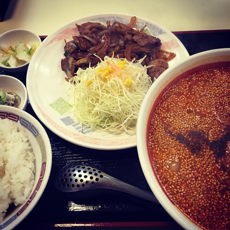 スタミナセット(肉味噌)(日吉丸 )