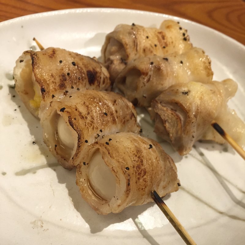 うずら肉巻き串(龍馬 軍鶏農場 京都三条大橋店 )