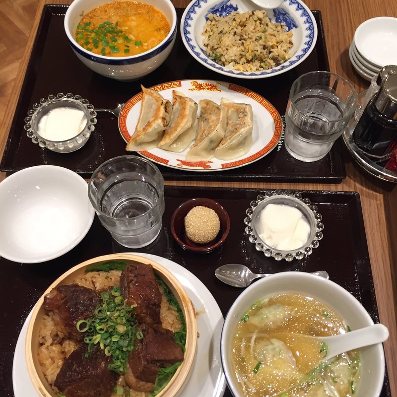 せいろ蒸ご飯セット(タイガー餃子会館 アミュプラザ鹿児島店)