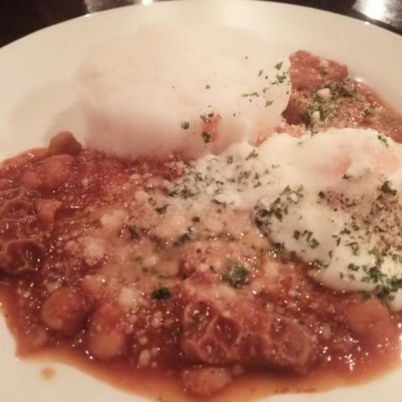 トリッパとひよこ豆の煮込み（ランチセット）(ラ．プラーヤ)