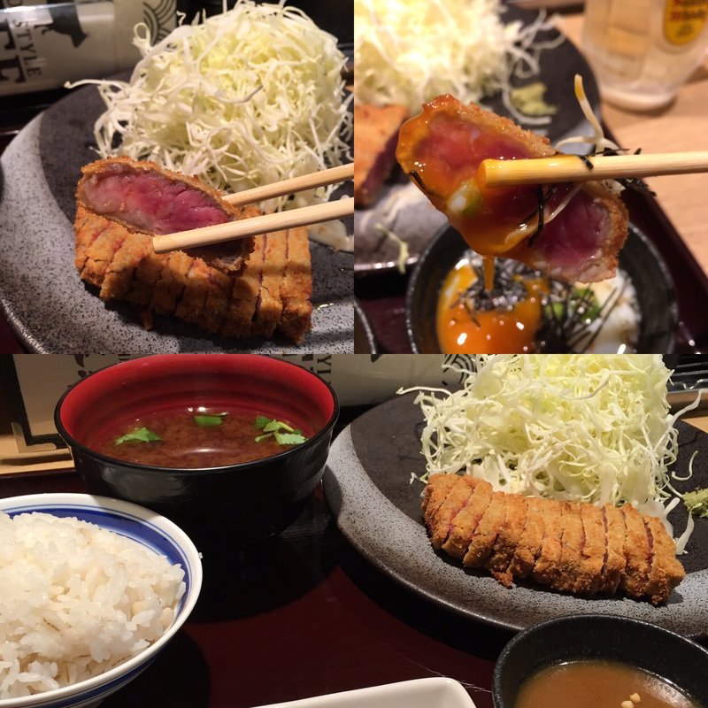 牛ロースかつ 京玉膳  100g(牛カツ京都勝牛 渋谷道玄坂店)