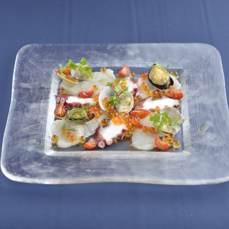 タコと白身のカルパッチョ(ニョッキ 梅田店)